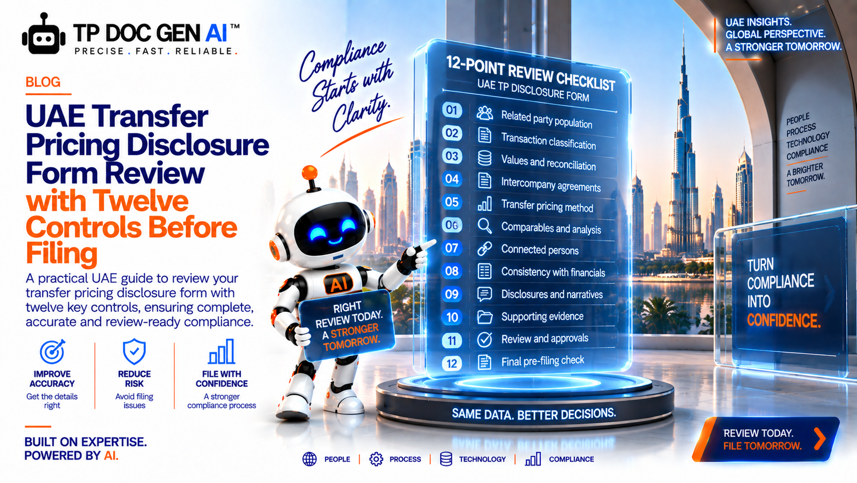 UAE TP Disclosure Form Review Checklist